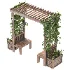 Wooden Garden Arbor 06 - Thumbnail 7