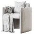 Performance Fabric Dining Armchair - Thumbnail 5