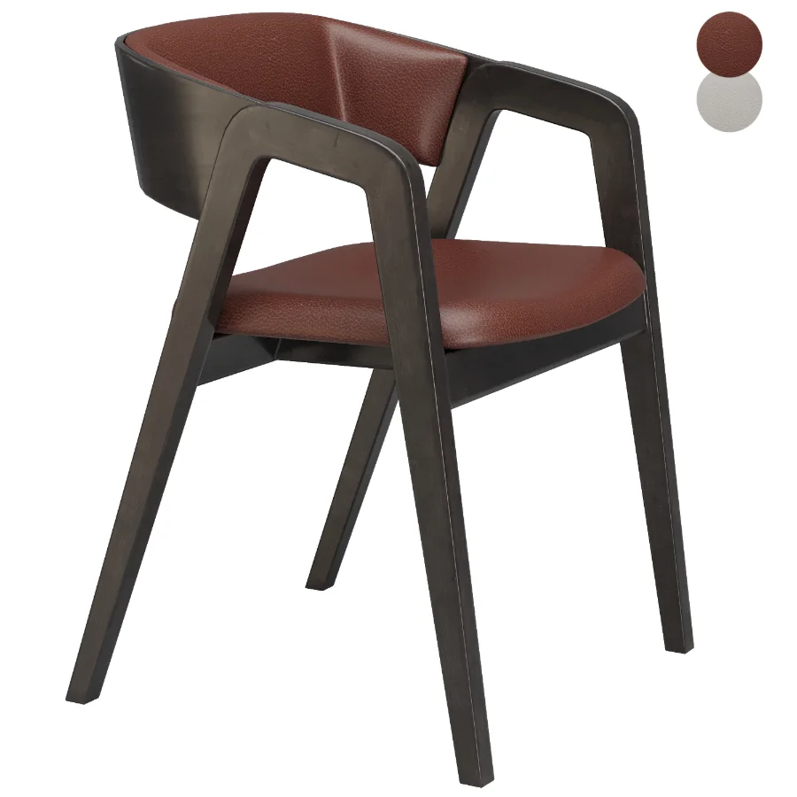 Hersey Solid Back Arm Chair - Image 1