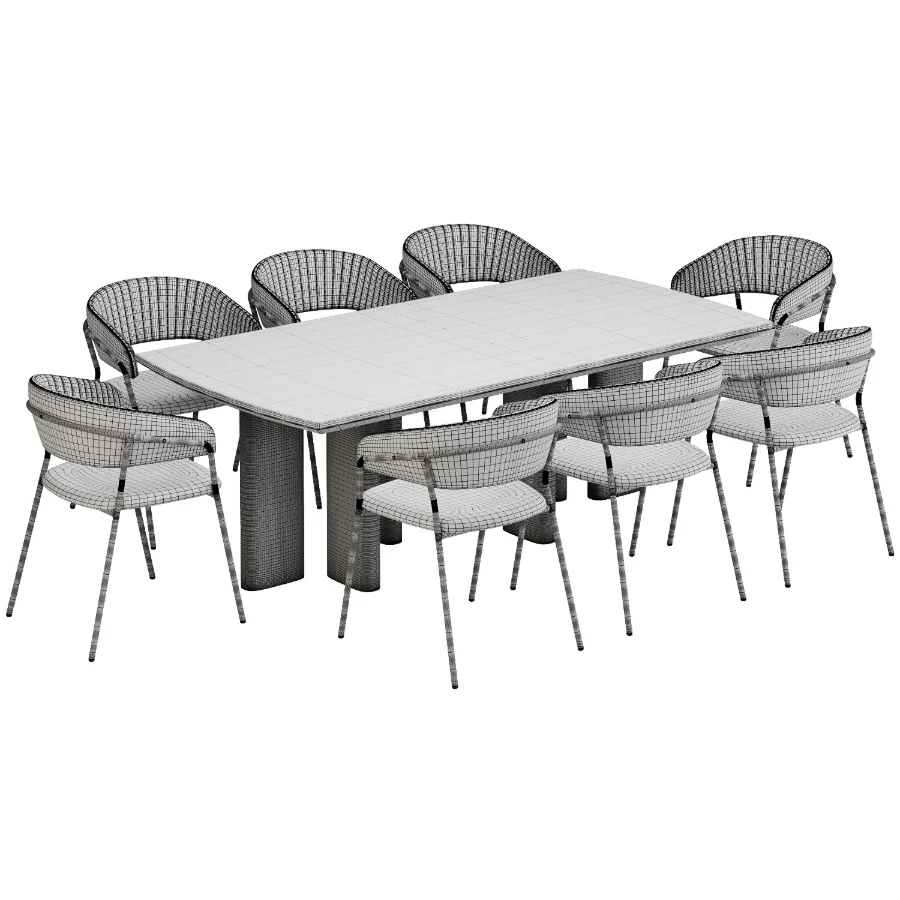Dinning chair and table353 - Image 2