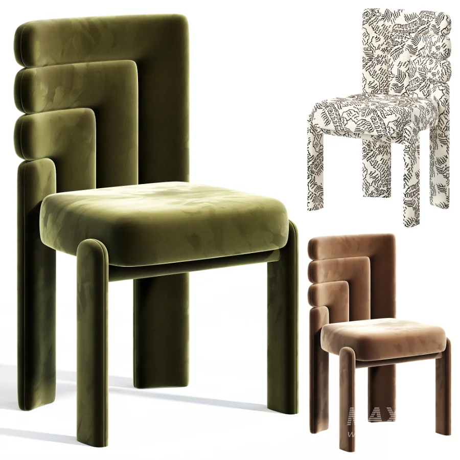 Dining Chair 02 By Concise Home - Image 1