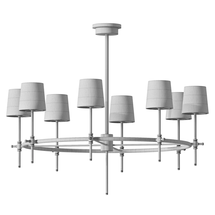 Sinue Brass and Gold Round Chandelier - Image 3