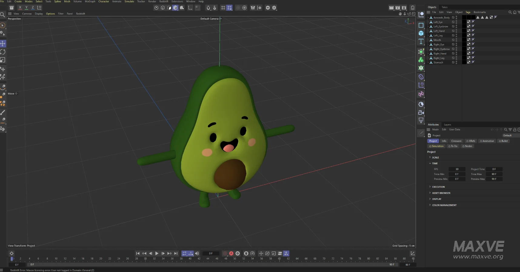 Avocado Cartoon 3D Character - Image 18