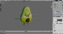 Avocado Cartoon 3D Character - Thumbnail 17