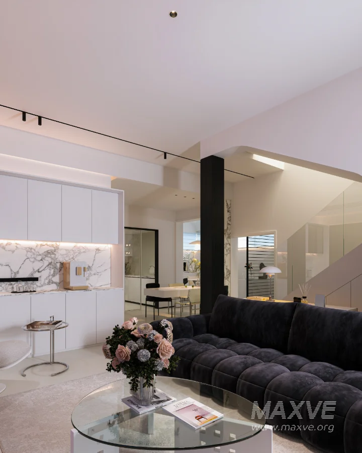 Modern living room dining room - Image 8
