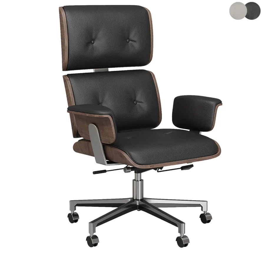 Black Home Office Chair - Image 3