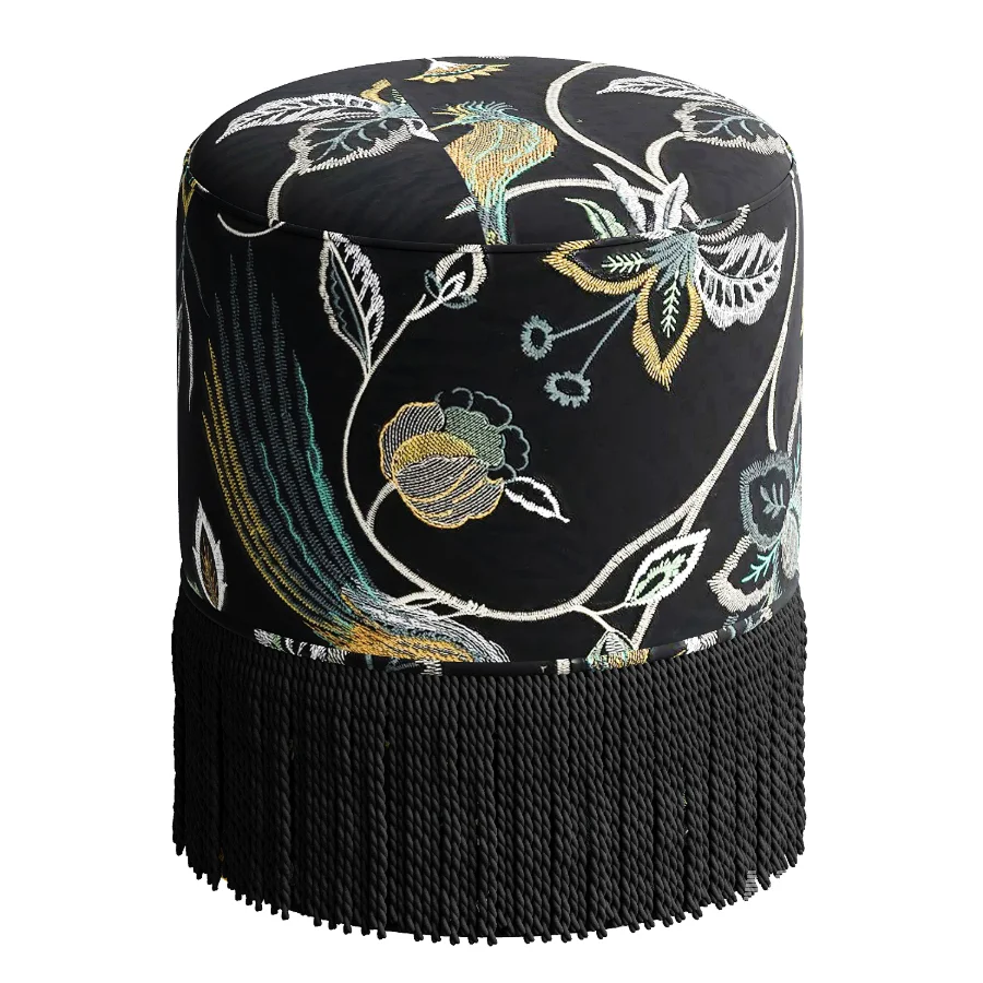 Astrid Fringe Stool - Image 3