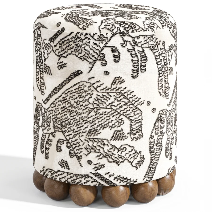 Ella Ottoman Pouf By Meadow - Image 6