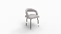 Rocco Velvet Dining Chair - Thumbnail 4