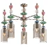 Chandelier on a rod Odeon Light BIZET 5C - Thumbnail 1