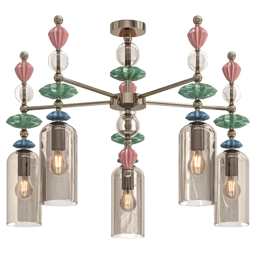 Chandelier on a rod Odeon Light BIZET 5C - Image 1