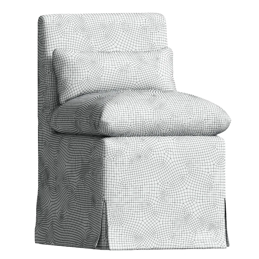 Belmar Slipcovered Dining Chair - Image 4