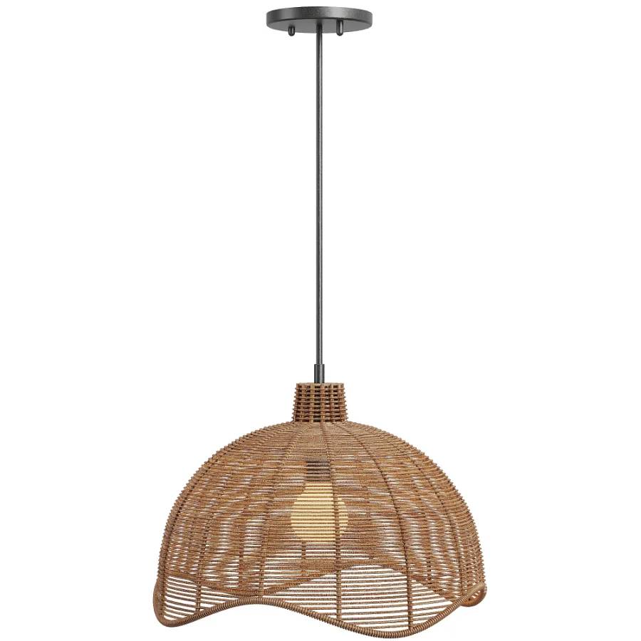 Farmhouse Rope Pendant Light - Image 3