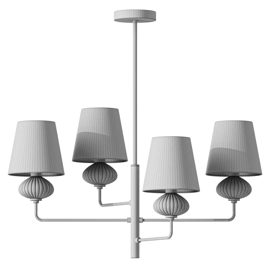 Freya Ceramics FR2029PL 04BS Pendant Light - Image 3