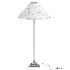 Francesca Matt Black Table Lamp with Linen Shade - Thumbnail 3