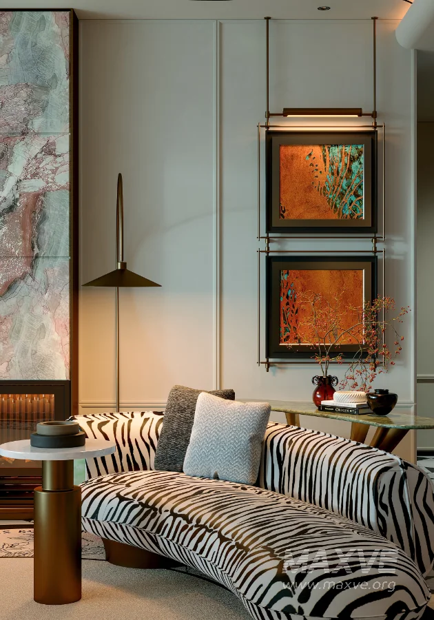 Luxurious living room and dining room - Image 6