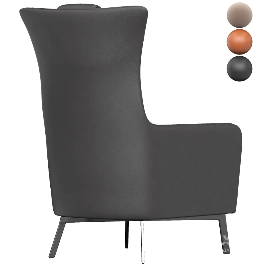 Genuine leather accent lou - Image 1