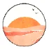 Sunset on Land painting - Thumbnail 3