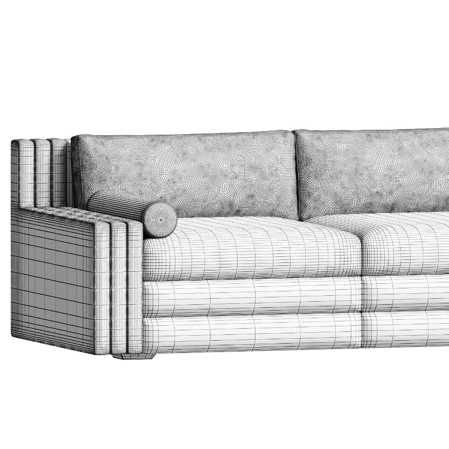 Salvadore Sofa in Army (300cm) by Laura Gonzalez - Image 4