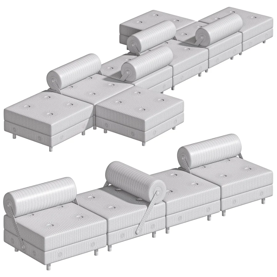 Todo Modo Sofa Ottoman By Tecno - Image 7