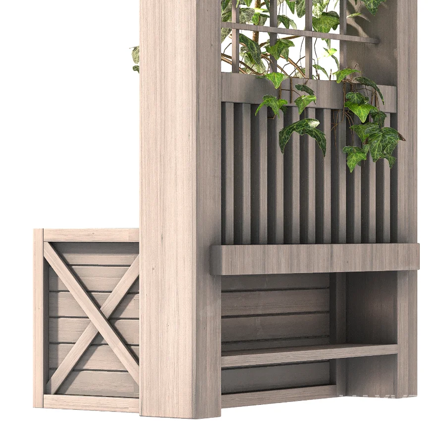 Wooden Garden Arbor 05 - Image 3