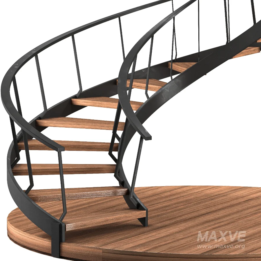 Wooden Spiral Staircase - Image 5