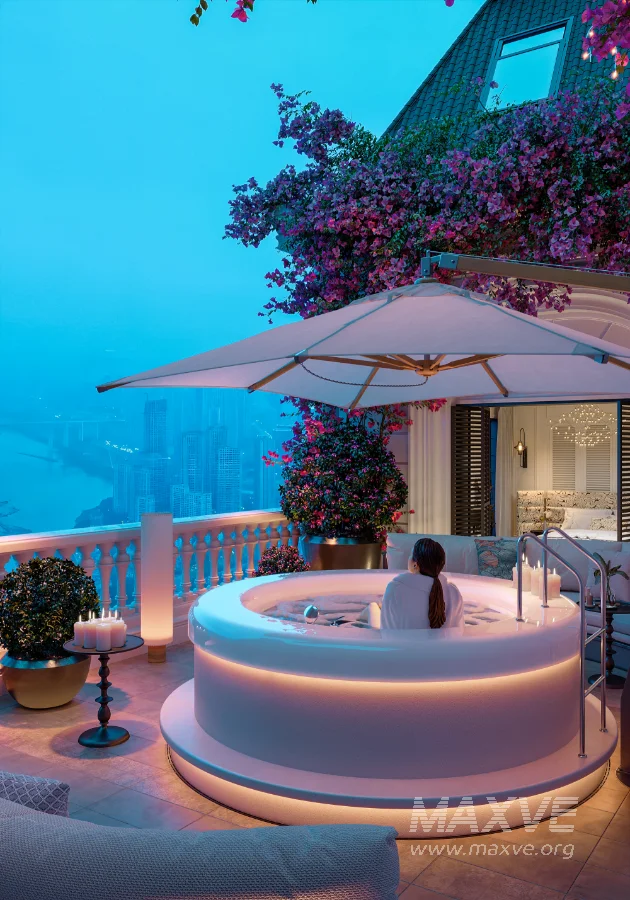 Master bedroom and garden balcony - Image 5
