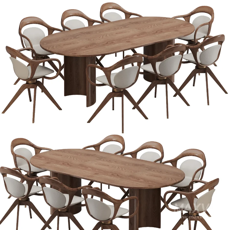 Dinning chair and table350 - Image 6