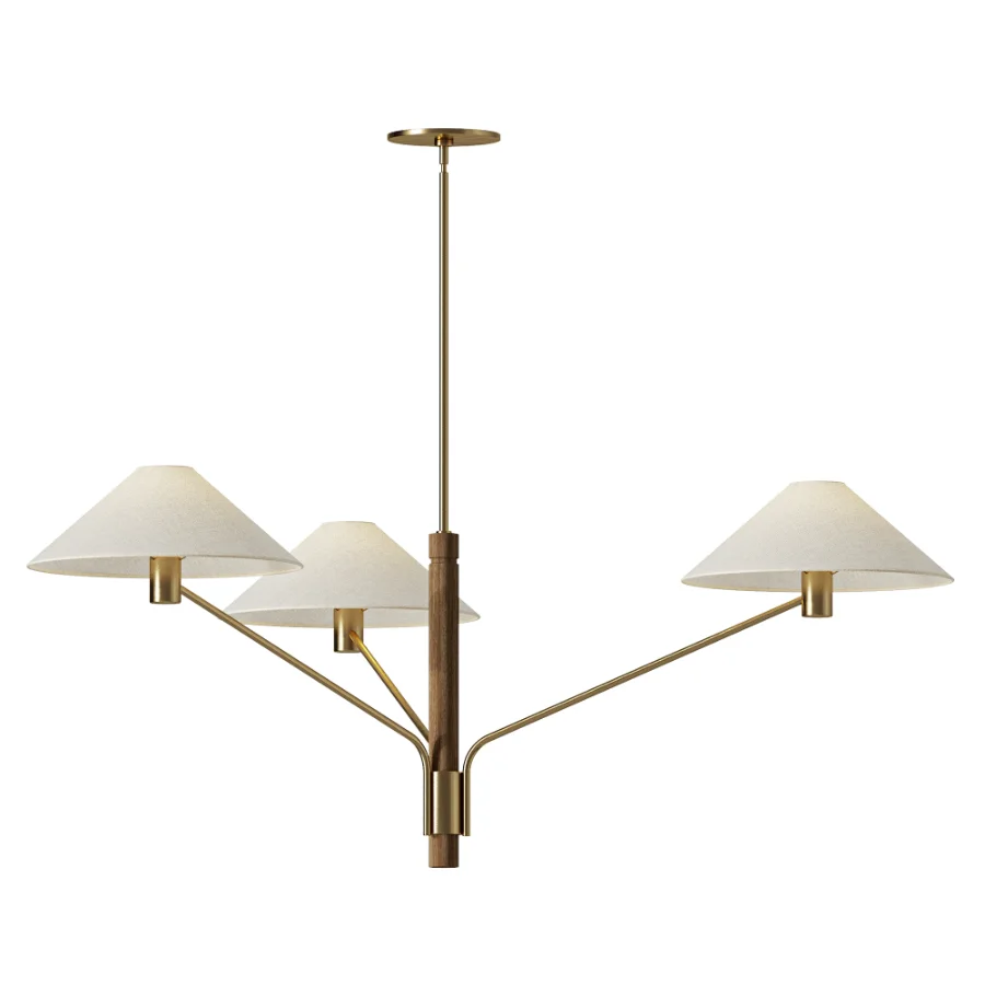 Devon 3 Light Chandelier - Image 1