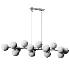 Candelabro Sputnik Lineal Negro de 16 Luces - Thumbnail 3