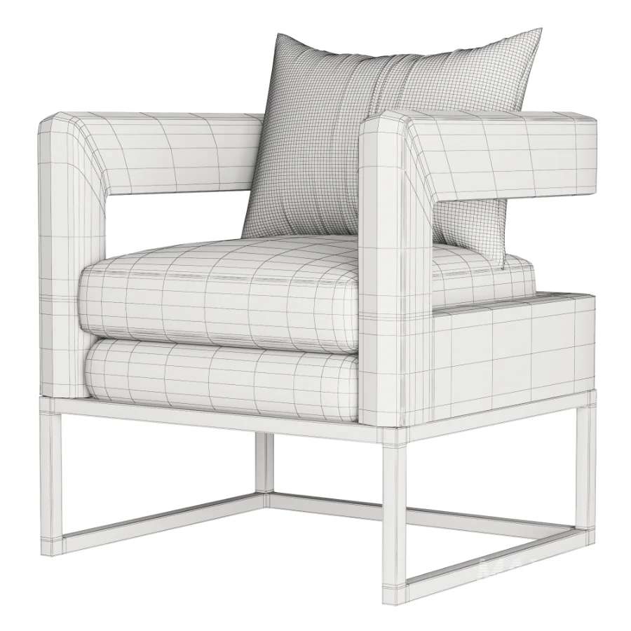 ALEX_NAVY_VELVET_CHAIR - Image 3