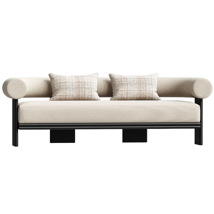 Collins Aluminum 2 Seat Sofa - Image 2