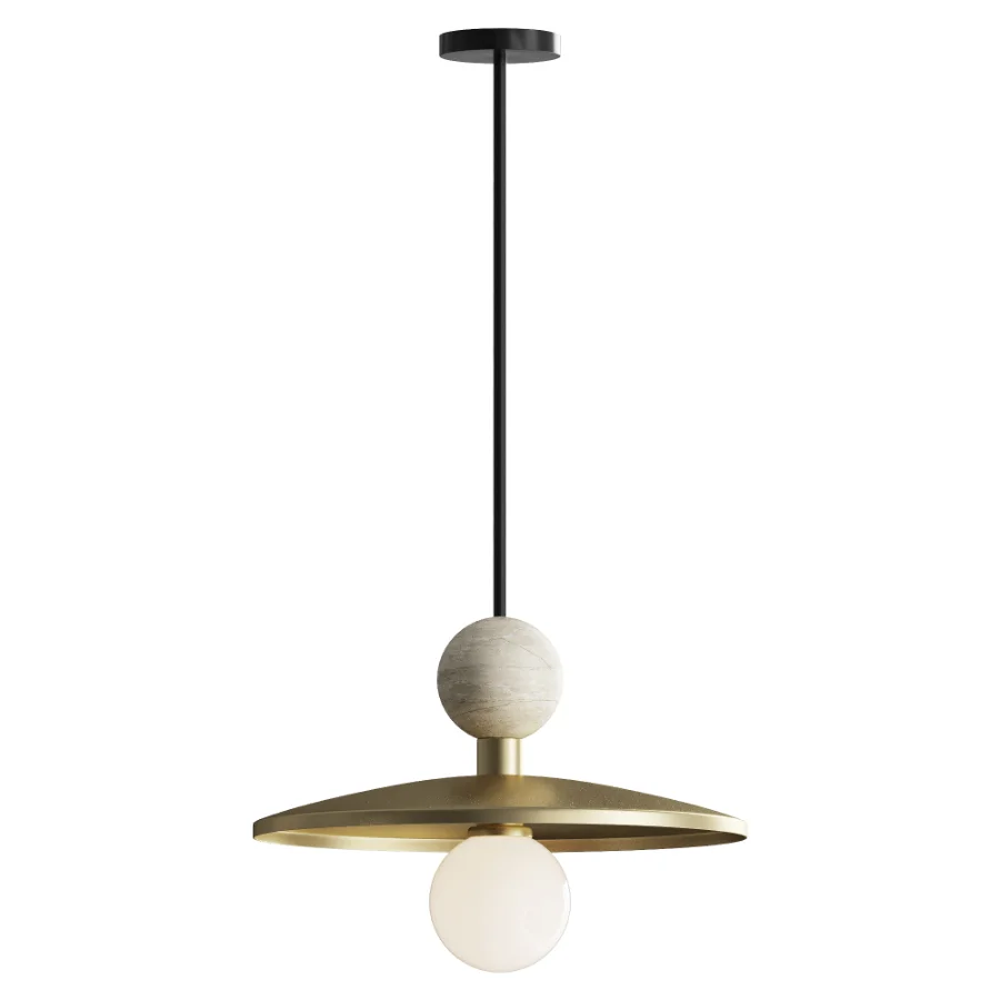 Brass pendant light - Image 2
