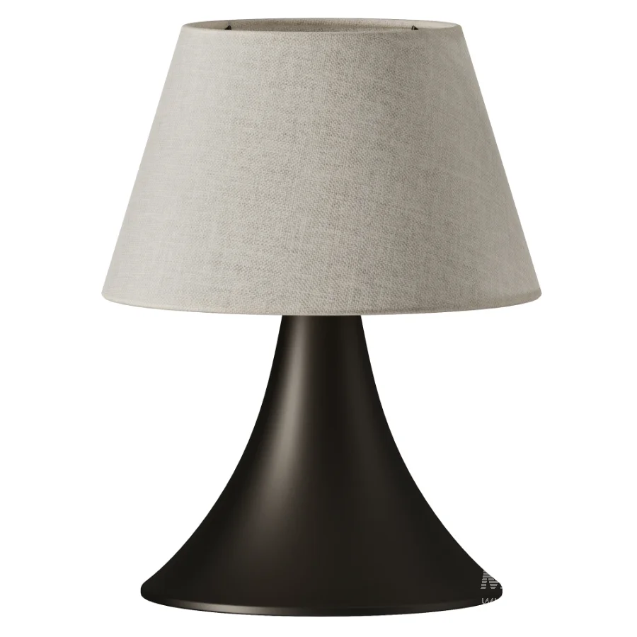 Cenare bronze and linen rechargeable table lamp - Image 2
