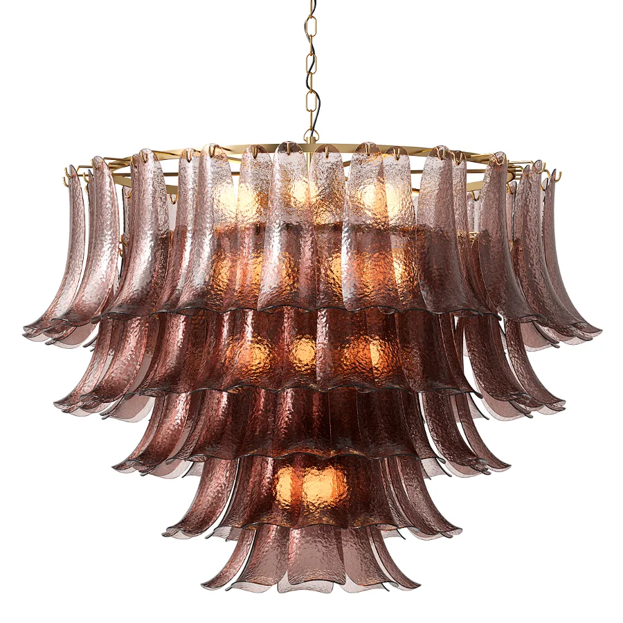 Large Modern Italian Murano Chandelier Palma EL151 - Image 1