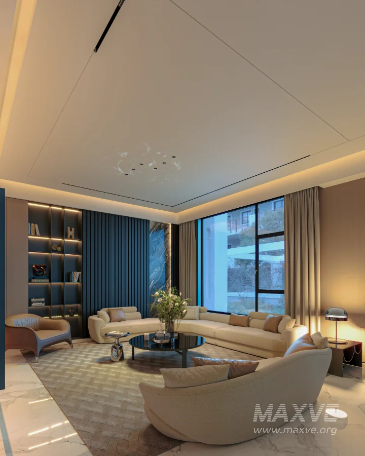Modern living room dining room - Image 13