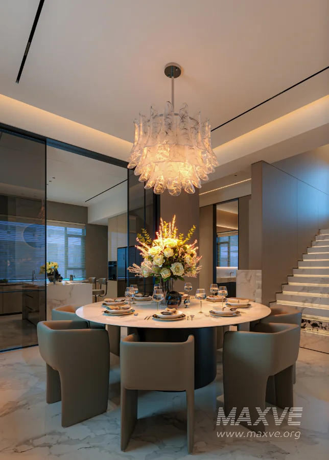 Modern living room dining room - Image 11