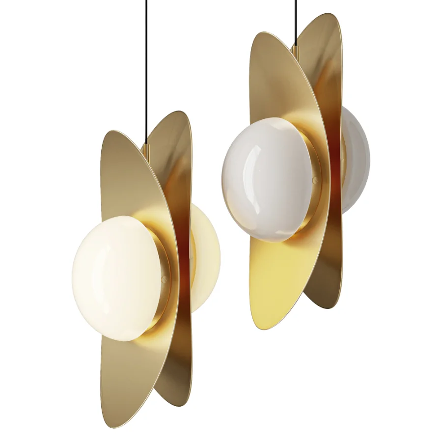 Golden Ingot Pendant Light - Image 1