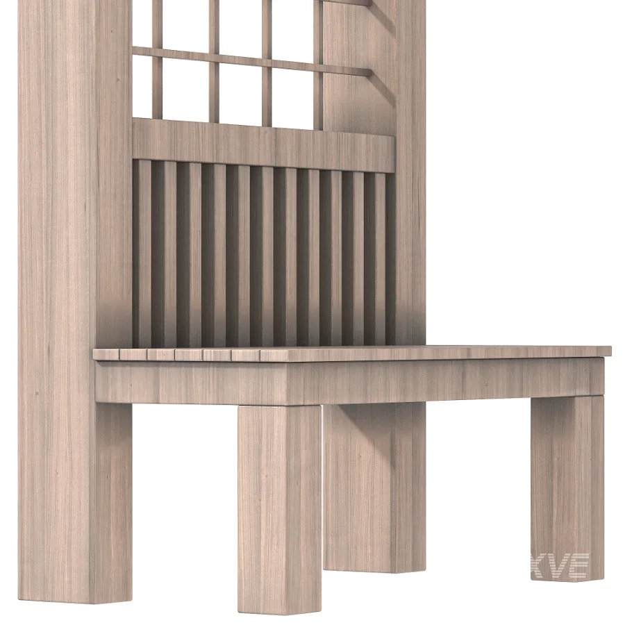 Wooden Garden Arbor 04 - Image 4