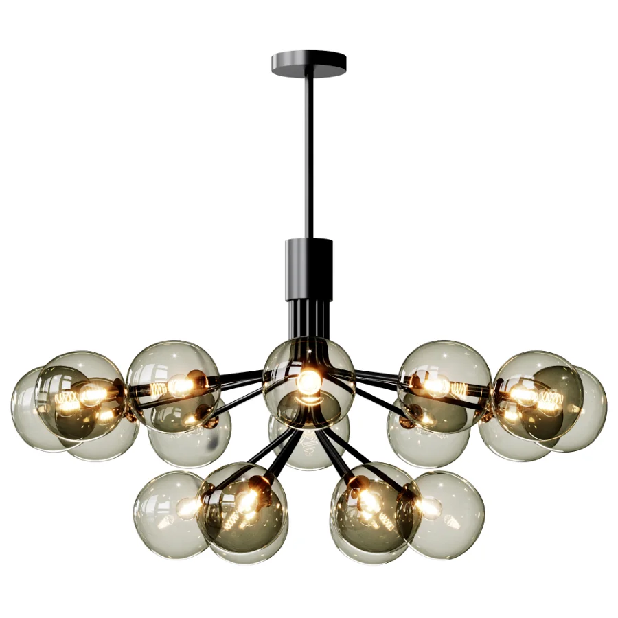 Nuura Apiales 18 Satin Black Chandelier - Image 3
