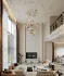 Eclectic villa living room and dining room interior - Thumbnail 2