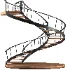 Wooden Spiral Staircase - Thumbnail 3