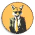 Wall Painting Cool Fox - Thumbnail 1