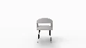 Rocco Velvet Dining Chair - Thumbnail 3