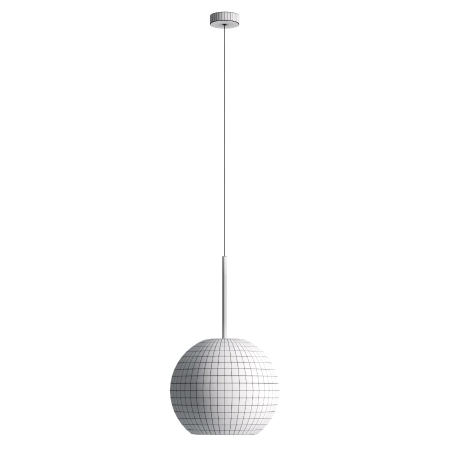 Chiswick Glass Shade Brass Fitting Pendant Light - Image 1