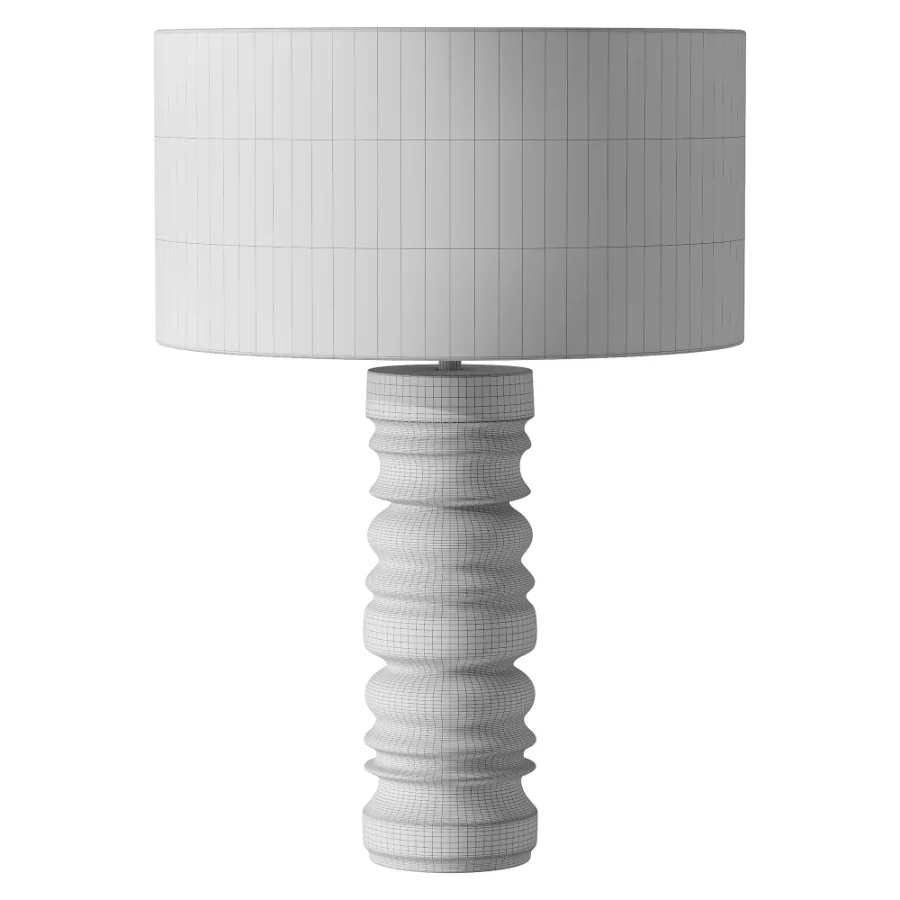 Renee large green marble table lamp - Image 3