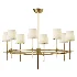 Sinue Brass and Gold Round Chandelier - Thumbnail 1