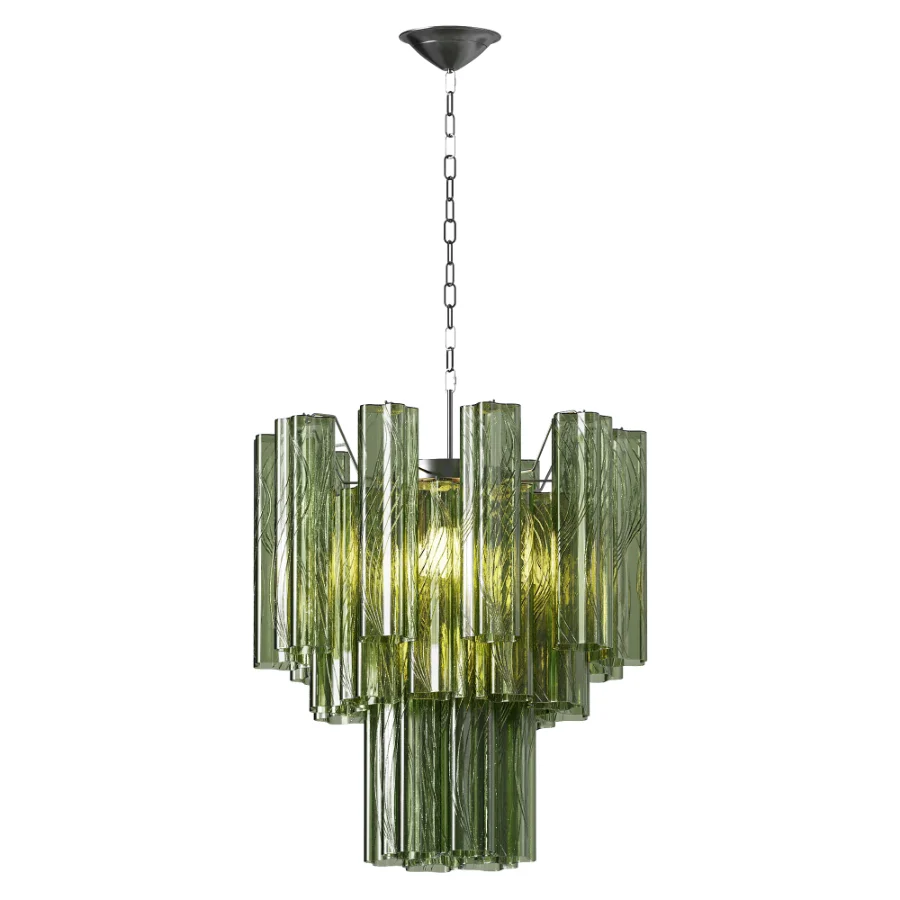 Azzura Glass Chandelier white - Image 2