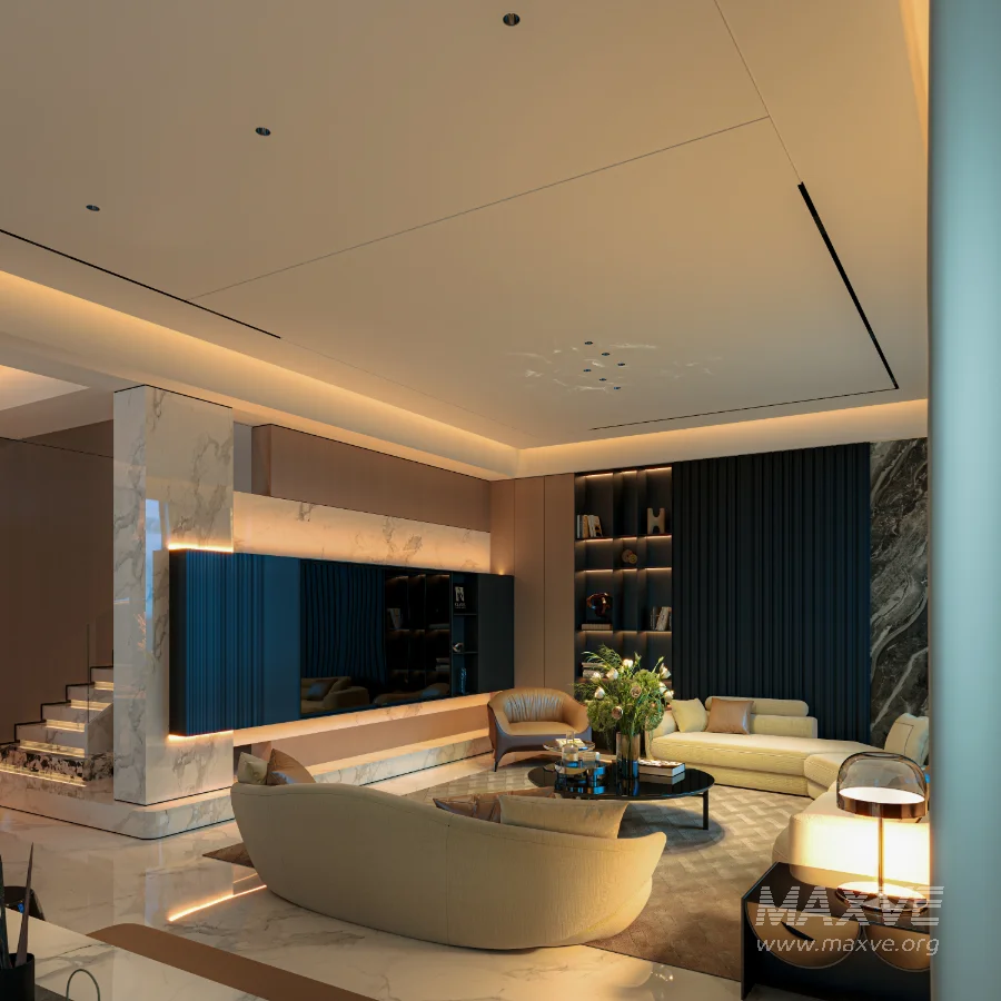 Modern living room dining room - Image 10