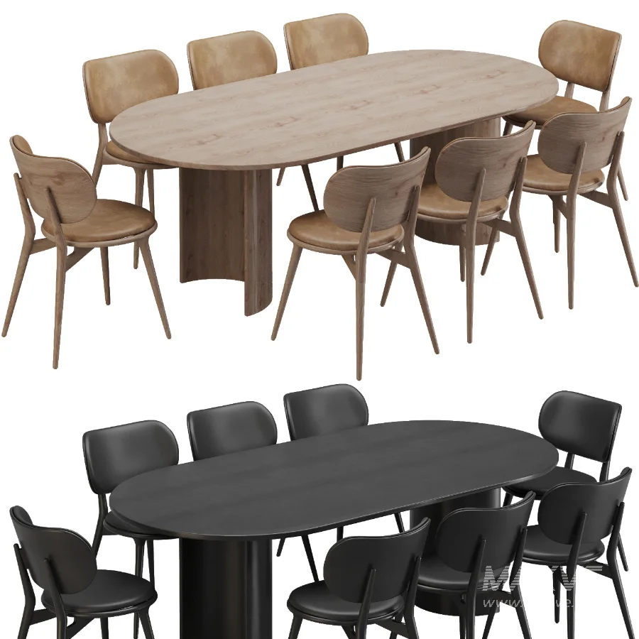 Dinning chair and table357 - Image 1